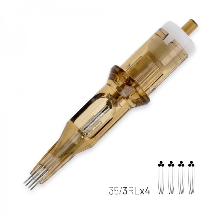 03 RL x 4 - Cartucce Kwadron - Aghi Tattoo - 20pz