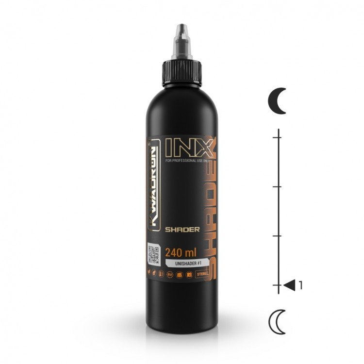 KWADRON INX Unishader 1 - 240ml - Colore Tattoo REACH