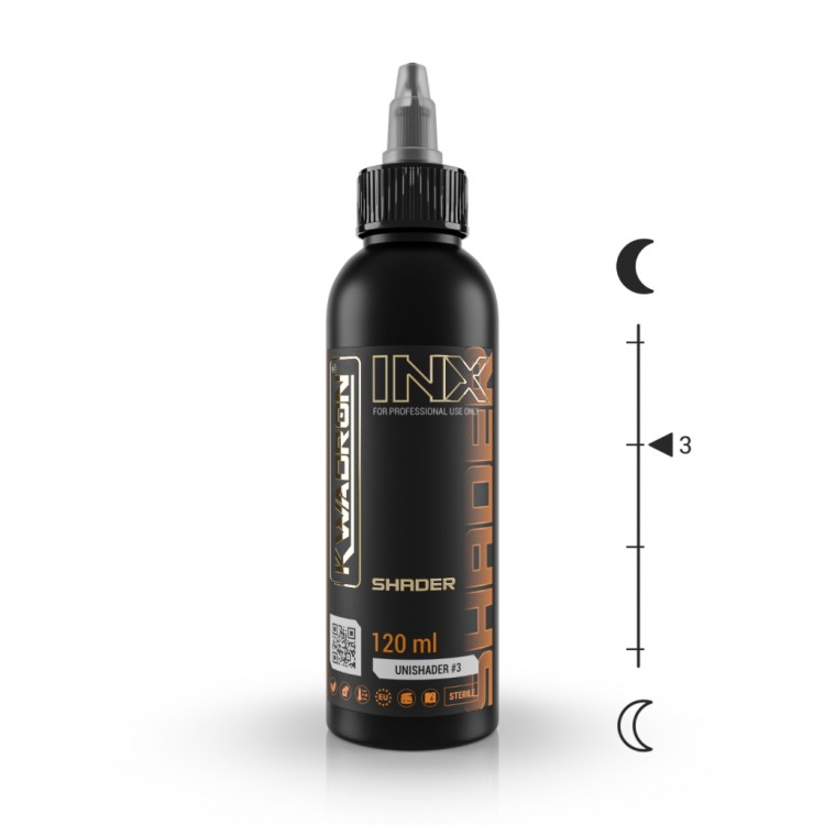 KWADRON INX Unishader 3 - 120ml - Colore Tattoo REACH
