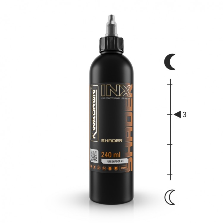 KWADRON INX Unishader 3 - 240ml - Colore Tattoo REACH