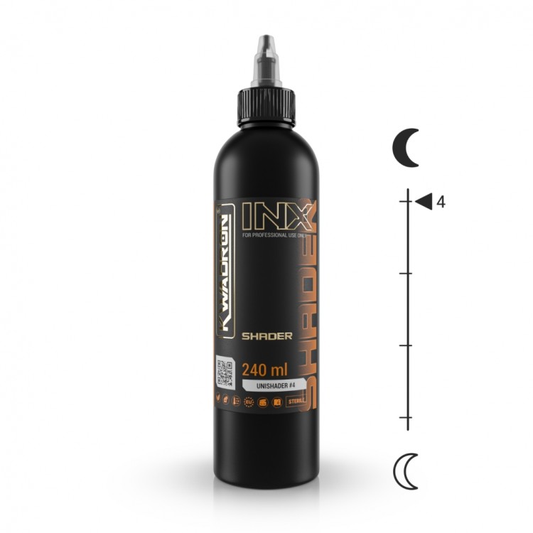 KWADRON INX Unishader 4 - 240ml - Colore Tattoo REACH