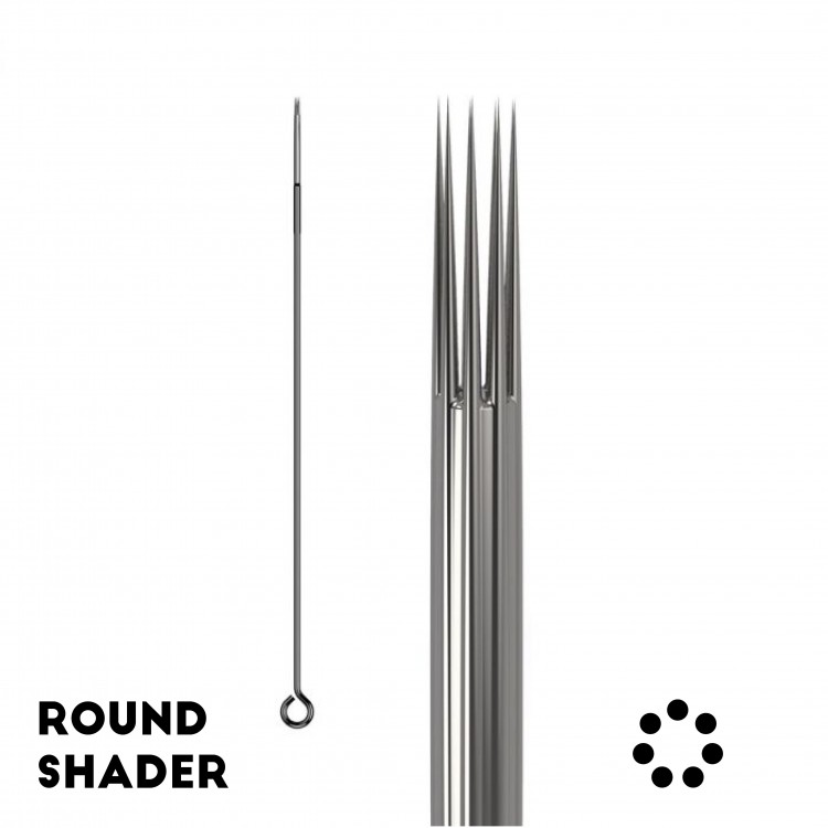 07 RS Aghi Tradizionali Dormouse - 0,30mm - Long Taper - 50pz.
