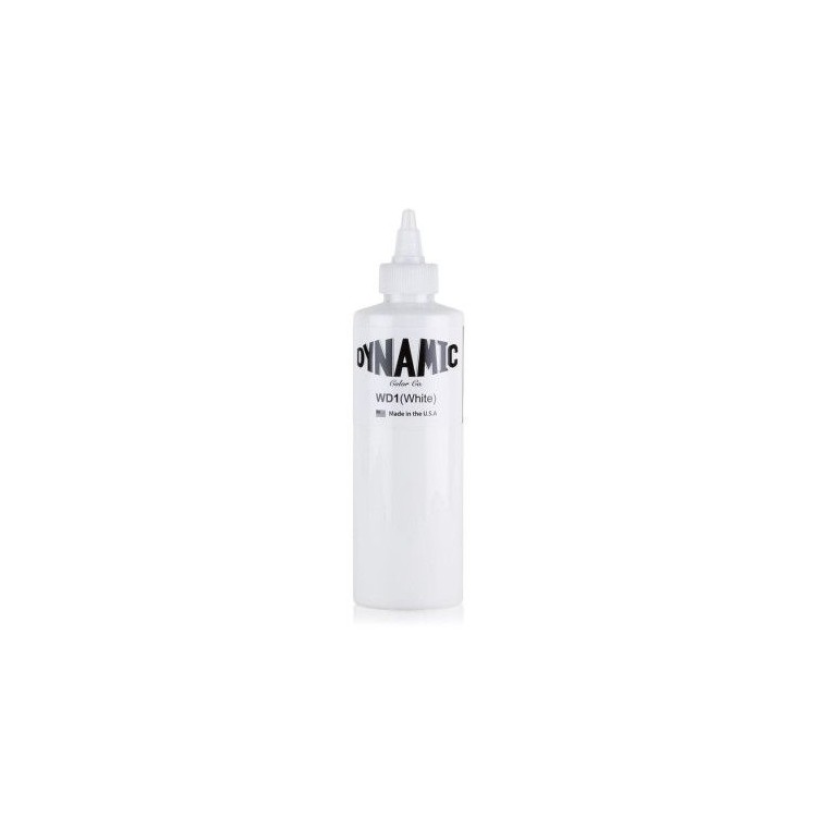 DYNAMIC White PER DISEGNO - 240ml - Colore Tattoo per Pelle Sintetica