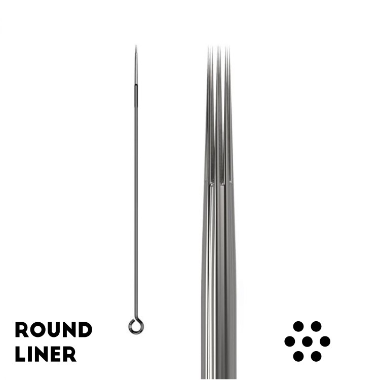 MATERIALE SCADUTO - Utilizzare Solo per Esercitazione | 11 RL Aghi Tradizionali Dormouse - 0,30mm - Long Taper - 50pz.