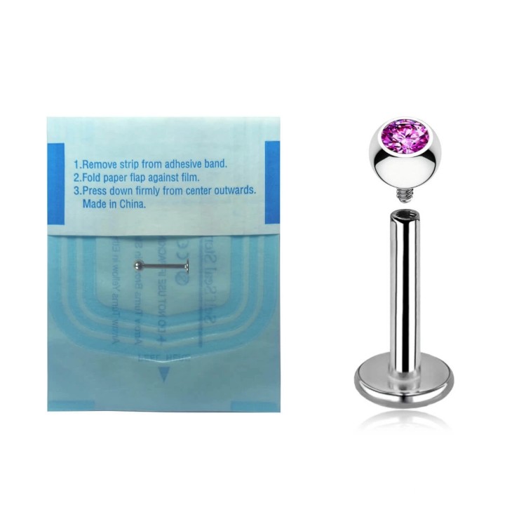 TT STERILE JEWEL LABRETS