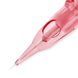 01 RL-CP (Round Liner - Tip Tagliato - Supporto in Plastica ) - Cartucce Kwadron OPTIMA - Aghi PMU - 20pz