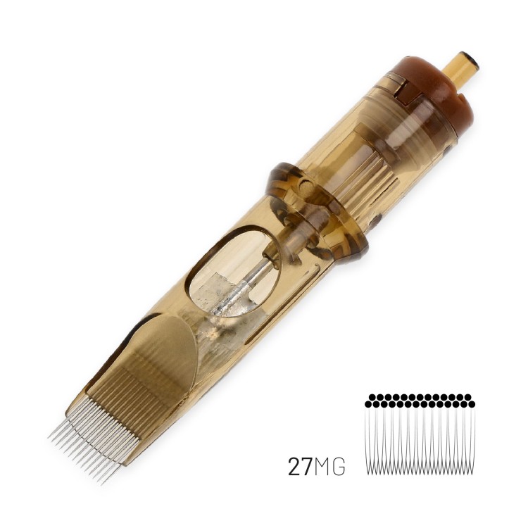 27 MG (Magnum) 0,30mm - Cartucce Kwadron - Aghi Tattoo - 20pz