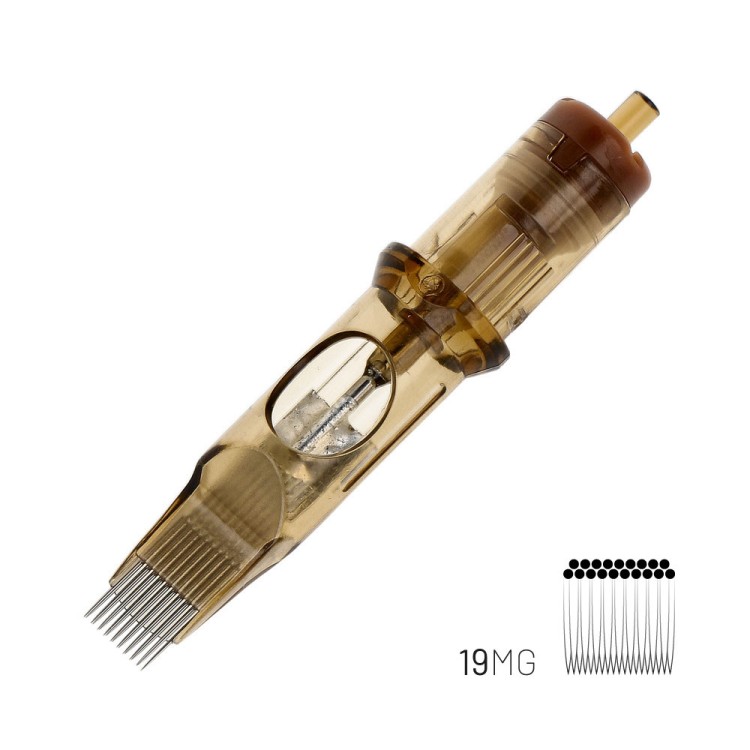 19 MG (Magnum) - Cartucce Kwadron - Aghi Tattoo - 20pz