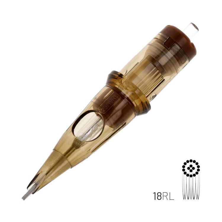 18 RL (Round Liner) - Cartucce Kwadron - Aghi Tattoo - 20pz