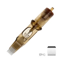 17 MG (Magnum) - Cartucce Kwadron - Aghi Tattoo - 20pz