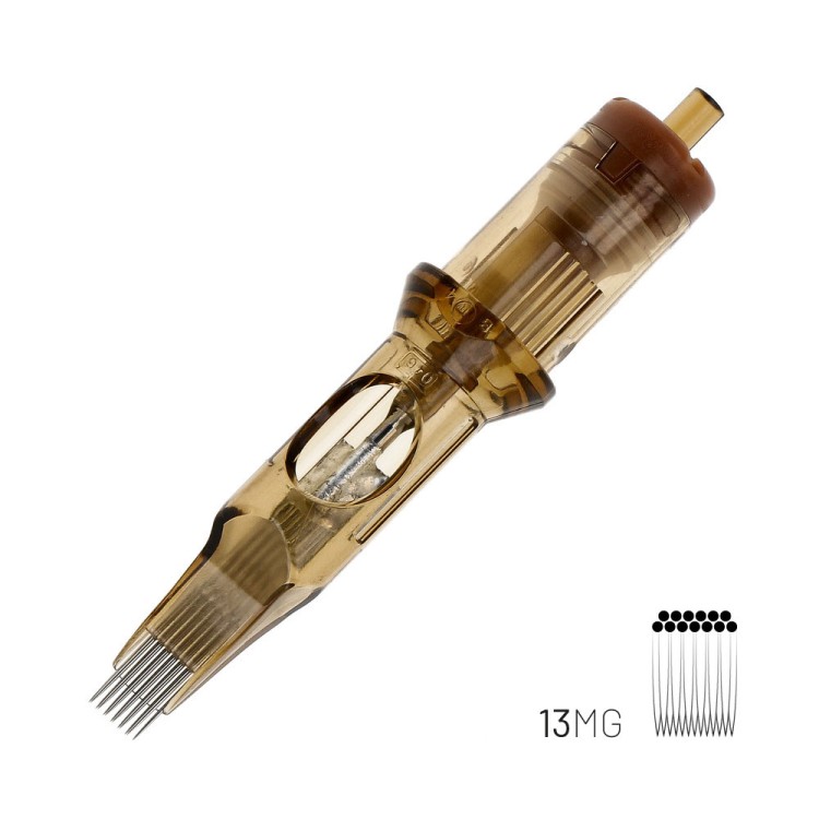 13 MG (Magnum) - Cartucce Kwadron - Aghi Tattoo - 20pz