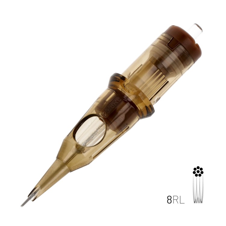 08 RL (Round Liner) - Cartucce Kwadron - Aghi Tattoo - 20pz