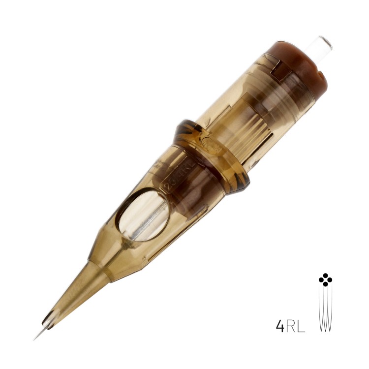 04 RL (Round Liner) - Cartucce Kwadron - Aghi Tattoo - 20pz