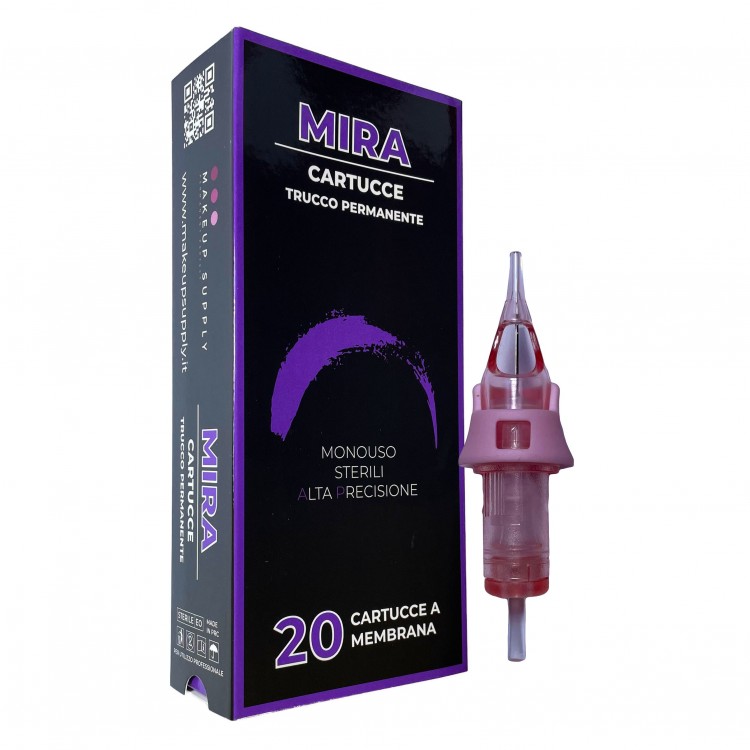 03 RL (Round Liner) 0,25mm - Cartucce Mira - Aghi PMU - 20pz. 03 RL (Round Liner) 0,25mm - Cartucce Mira - Aghi PMU - 20pz.