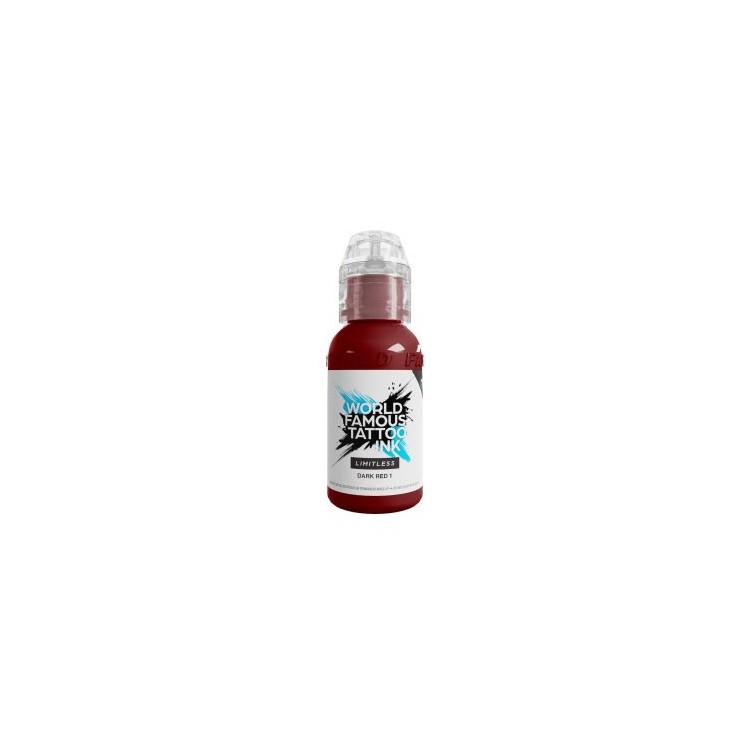 DARK RED 1 - World Famous Limitless - 30ml - Colore Tattoo REACH DARK RED 1 - World Famous Limitless - 30ml - Colore Tattoo REACH