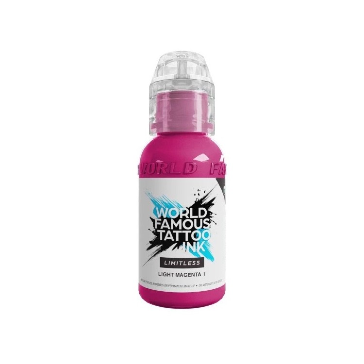 LIGHT MAGENTA 1 - World Famous Limitless - 30ml - Colore Tattoo REACH LIGHT MAGENTA 1 - World Famous Limitless - 30ml - Colore Tattoo REACH