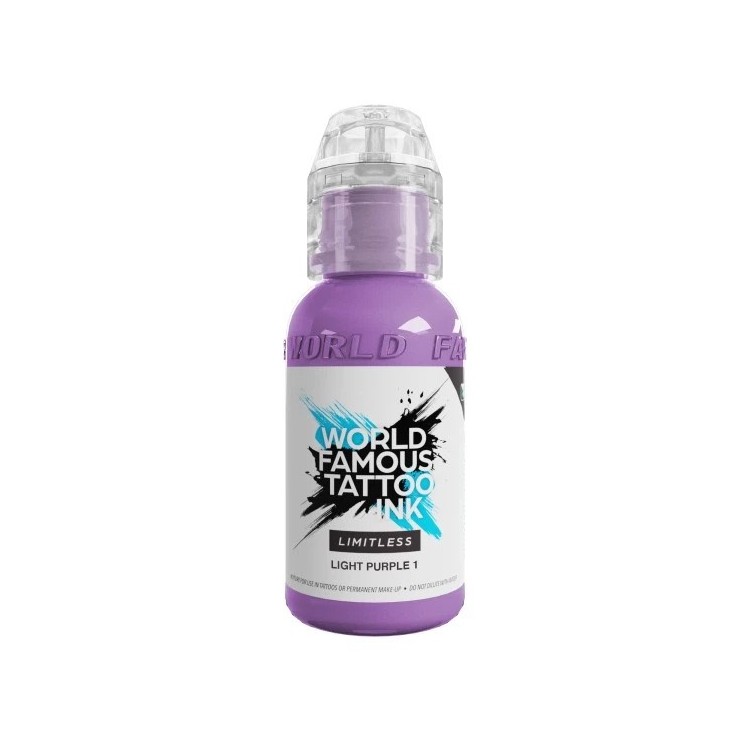 LIGHT PURPLE 1 - World Famous Limitless - 30ml - Colore Tattoo REACH LIGHT PURPLE 1 - World Famous Limitless - 30ml - Colore Tattoo REACH