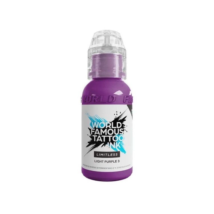 LIGHT PURPLE 3 - World Famous Limitless - 30ml - Colore Tattoo REACH LIGHT PURPLE 3 - World Famous Limitless - 30ml - Colore Tattoo REACH