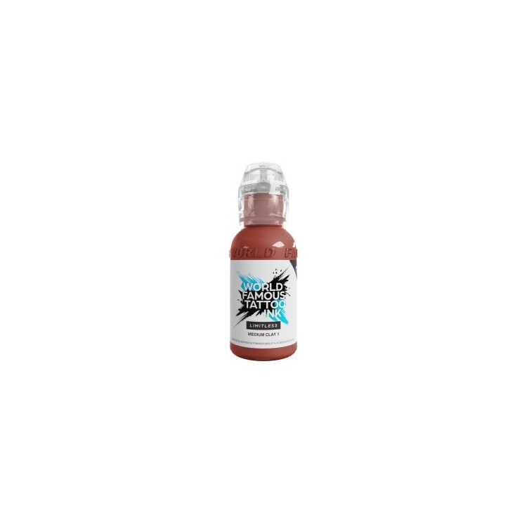 MEDIUM CLAY 1 - World Famous Limitless - 30ml - Colore Tattoo REACH MEDIUM CLAY 1 - World Famous Limitless - 30ml - Colore Tattoo REACH