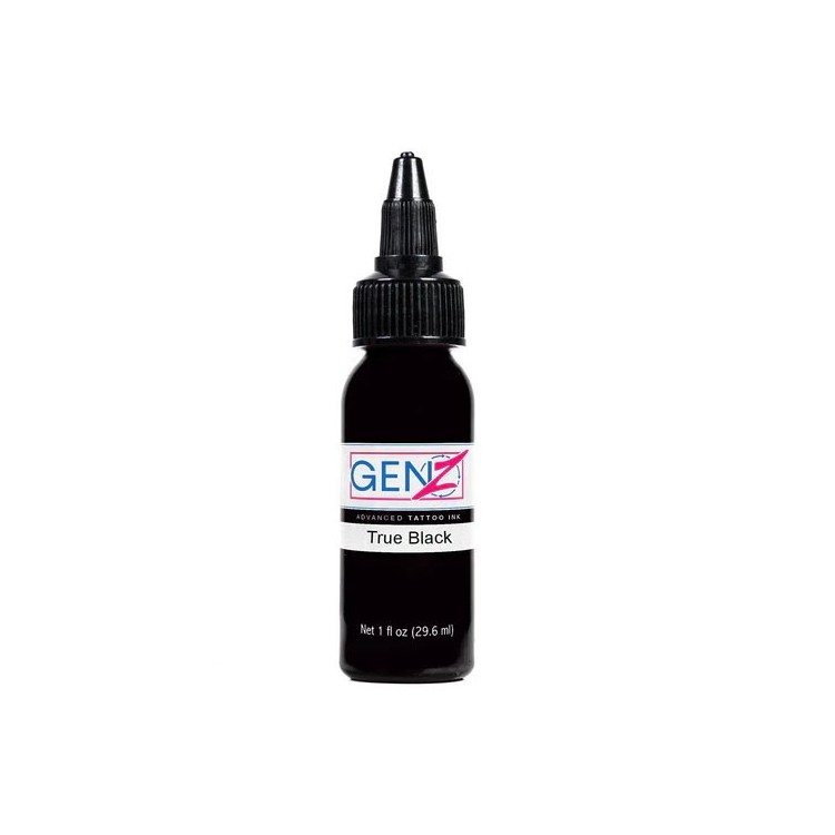 TRUE BLACK - Intenze Gen Z - 30ml - Colore Tattoo REACH TRUE BLACK - Intenze Gen Z - 30ml - Colore Tattoo REACH