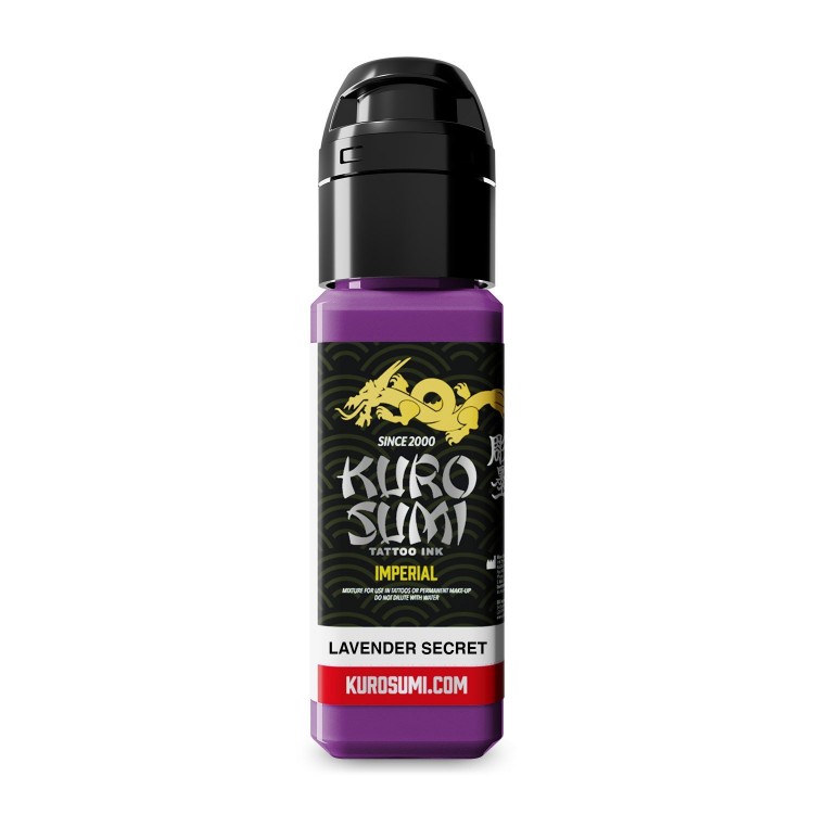 LAVENDER SECRET - Kuro Sumi Imperial - 22ml - Colore Tattoo REACH LAVENDER SECRET - Kuro Sumi Imperial - 22ml - Colore Tattoo REACH