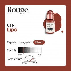 ROUGE - Perma Blend Luxe - 15ml - Pigmento PMU REACH