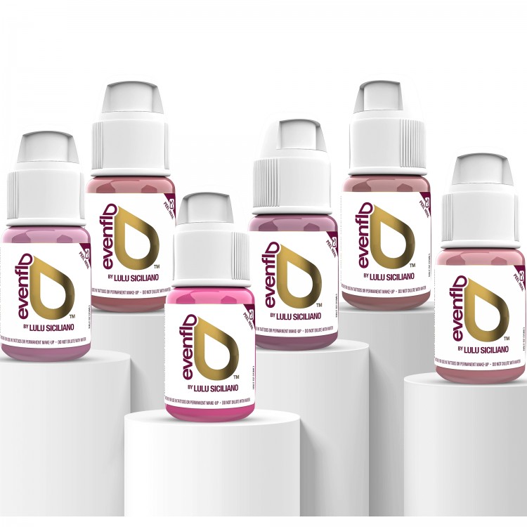 Evenflo TRUE LIPS Set - Perma Blend Luxe - 6x15ml - Conforme REACH Evenflo TRUE LIPS Set - Perma Blend Luxe - 6x15ml - Conforme REACH