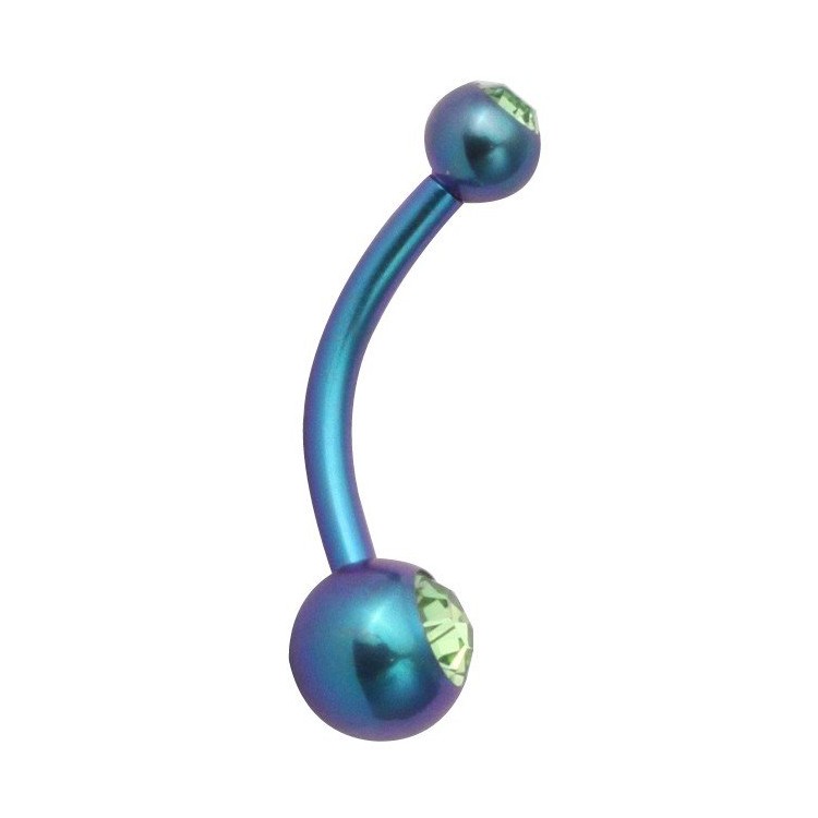 TT-TE DOUBLE JEWEL NAVEL BANANABELL TT-TE DOUBLE JEWEL NAVEL BANANABELL