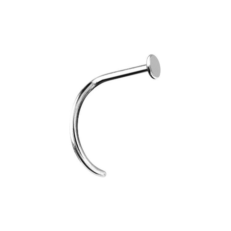 NOSE STUDS W/DISC 0,8mm disc 2mm NOSE STUDS W/DISC 0,8mm disc 2mm