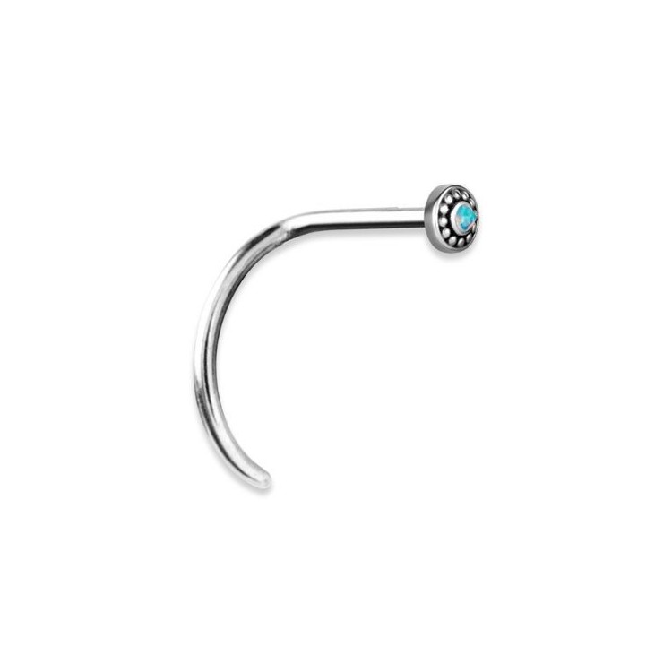 OPAL NOSESTUDS CURVED 0,8mm mod. 27 OPAL NOSESTUDS CURVED 0,8mm mod. 27