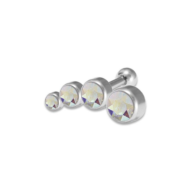 JEWELLED HELIX 5 DISC 3/4/5/6mm LEFT JEWELLED HELIX 5 DISC 3/4/5/6mm LEFT