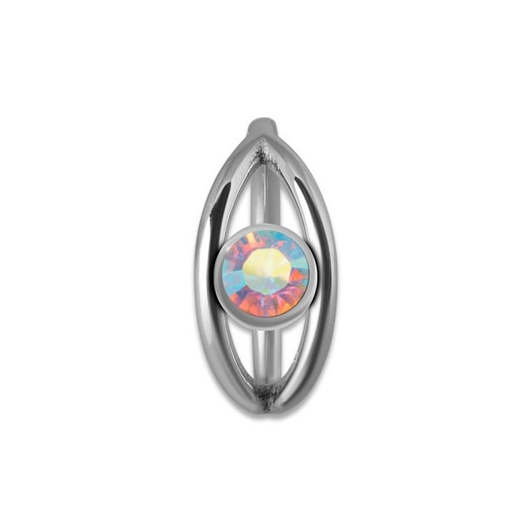 SS 316 JEWELLED HINGED RING SS 316 JEWELLED HINGED RING