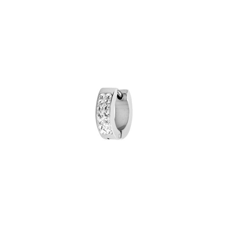 SS 316 CRYSTAL HOOP (PAIR) 4,0x14mm SS 316 CRYSTAL HOOP (PAIR) 4,0x14mm