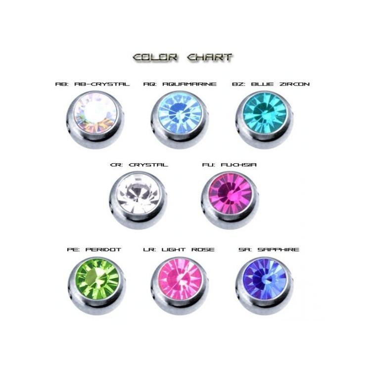 JEWEL CLIP-IN BALLS JEWEL CLIP-IN BALLS