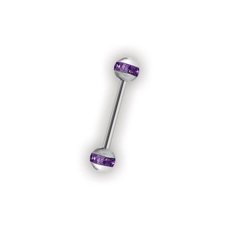 CRYSTAL DOUBLE ORBIT BALLS BARBELLS CRYSTAL DOUBLE ORBIT BALLS BARBELLS