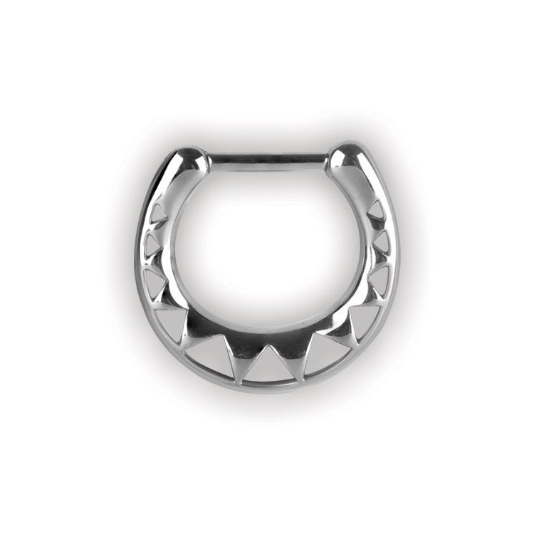 SS 316 SEPTUM CLICKERS AFRICAN PATTERN MODELLO 1 SS 316 SEPTUM CLICKERS AFRICAN PATTERN MODELLO 1