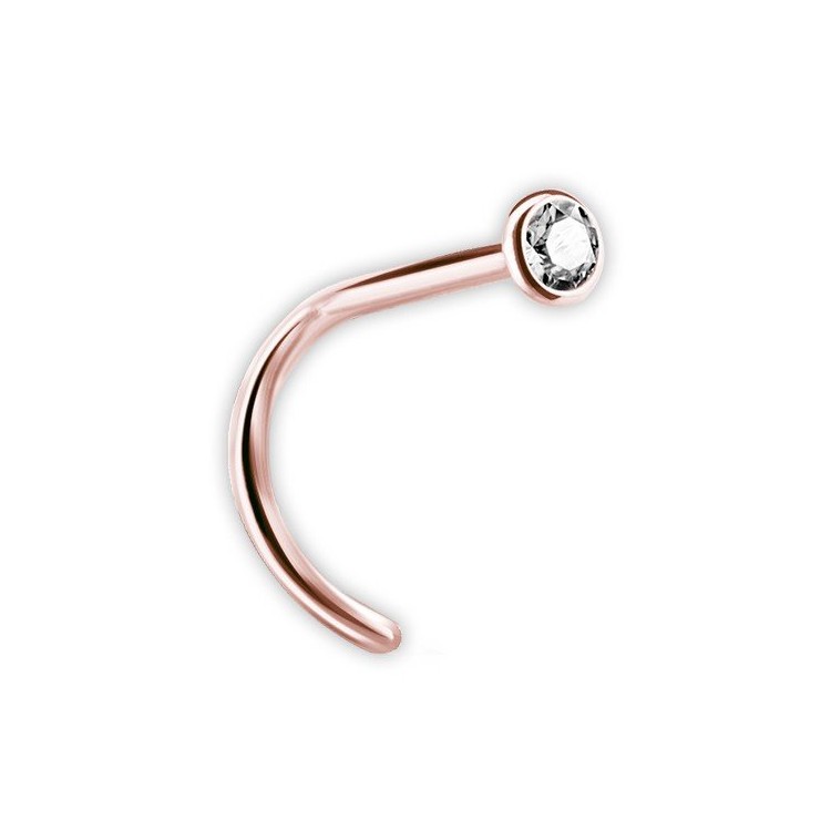 RG 316 JEWELLD NOSE STUD BENT 0,8mm sfera 2.35mm RG 316 JEWELLD NOSE STUD BENT 0,8mm sfera 2.35mm