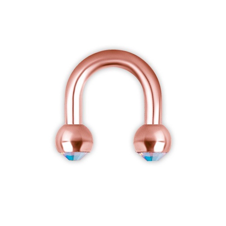 RG 316 DOUBLE JEWELLED MICRO U BARBELLS 1,2x4mm