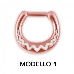 RG 316 SEPTUM CLICKERS AFRICAN PATTERN