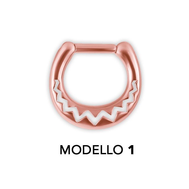 RG 316 SEPTUM CLICKERS AFRICAN PATTERN