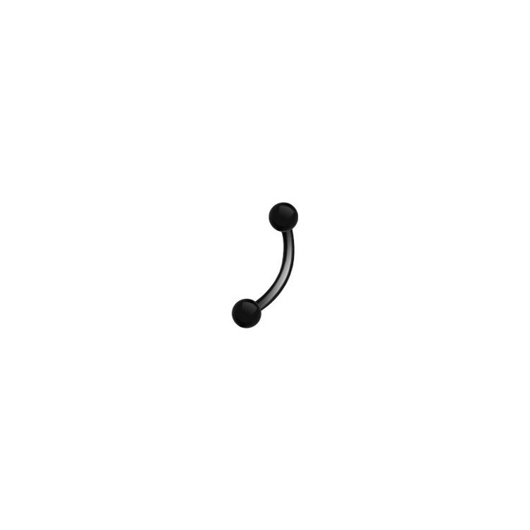 BK 316 CURVED EYEBROW BARBELLS BK 316 CURVED EYEBROW BARBELLS
