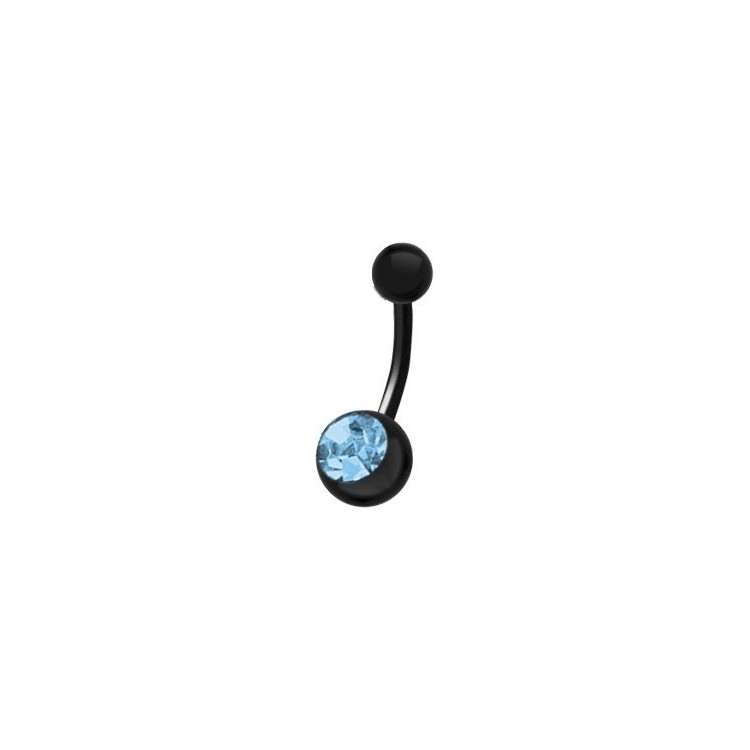 BK 316 8mm JEWEL NAVEL BARBELLS BK 316 8mm JEWEL NAVEL BARBELLS