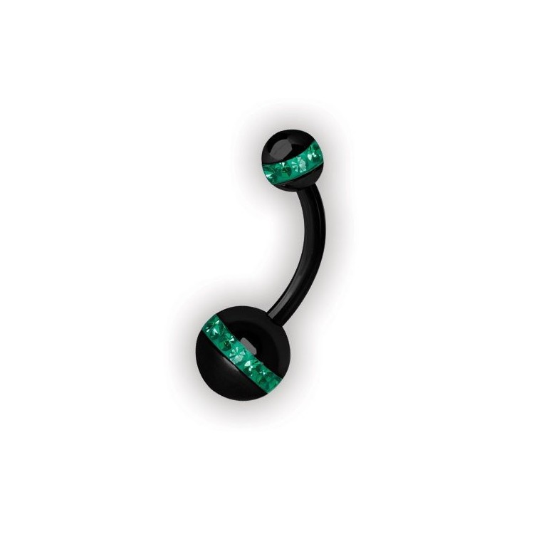 BK 316 8mm CRYSTAL DOUBLE ORBIT BALL BANANABELLS BK 316 8mm CRYSTAL DOUBLE ORBIT BALL BANANABELLS