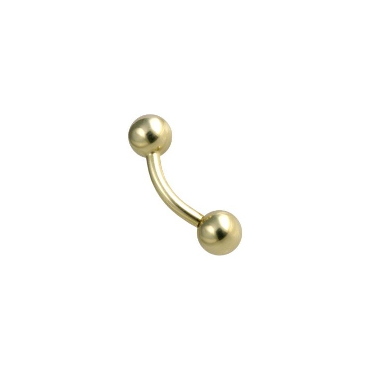 GD TT EYEBROW BARBELLS GD TT EYEBROW BARBELLS
