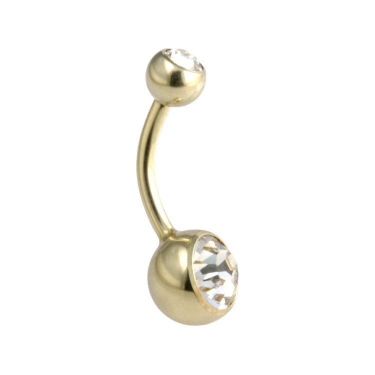 GD TT DOUBLE JEWEL NAVEL BANANABELL GD TT DOUBLE JEWEL NAVEL BANANABELL